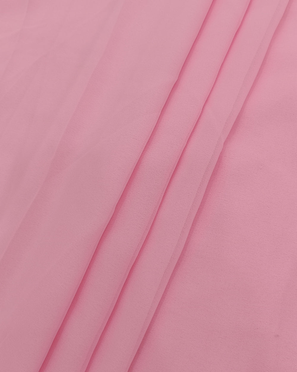 Plain Georgette Baby Pink Colour 44 Inches Width