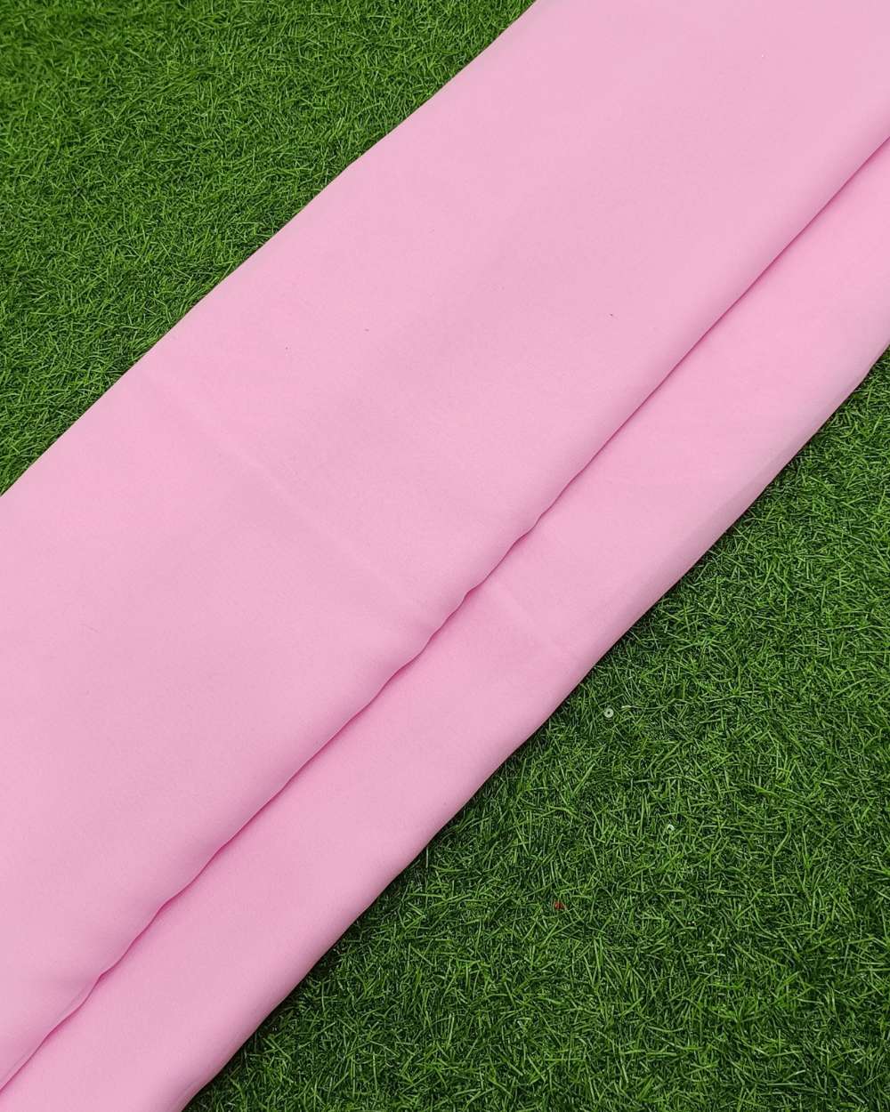 Plain Georgette Cotton Candy Pink Colour 44 Inches Width