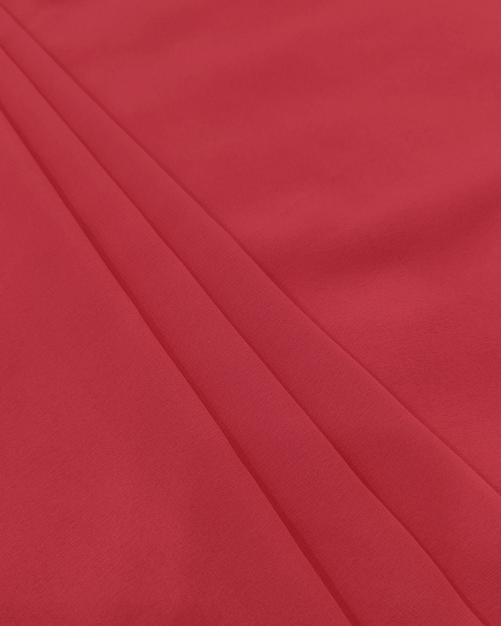 Plain Georgette Coral Pink Colour 44 Inches Width