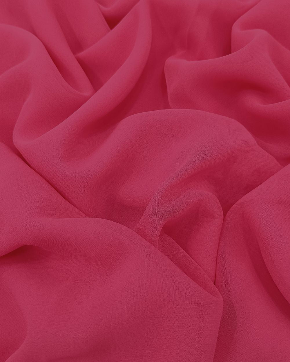 Plain Georgette Bubblegum Pink Colour 44 Inches Width