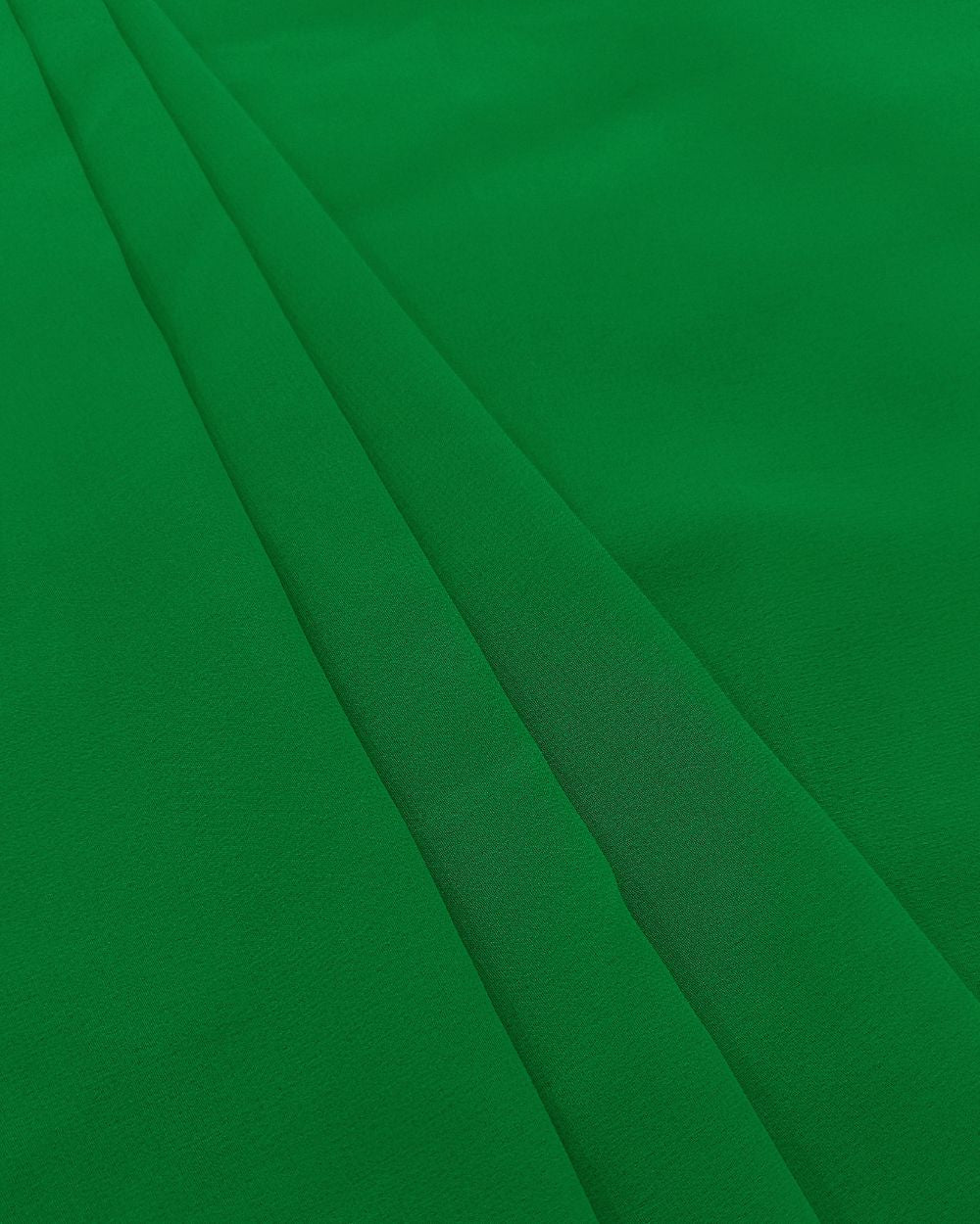 Plain Georgette Parrot Green Colour 44 Inches Width