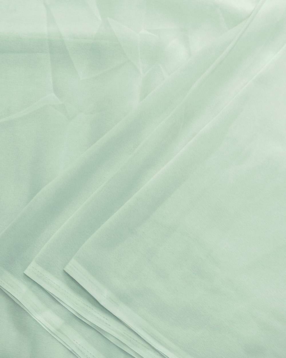 Plain Georgette Light Pistachio  Colour 44 Inches Width