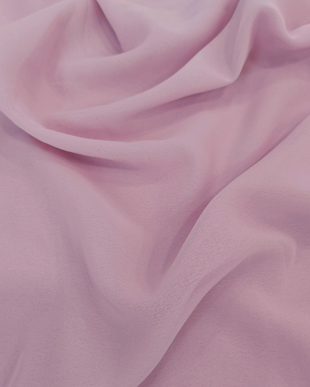 Plain Georgette Peach Blossom Colour 44 Inches Width