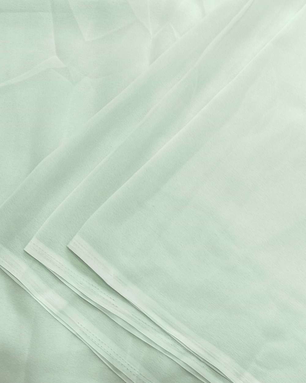 Plain Georgette Light Cyan Colour 44 Inches Width