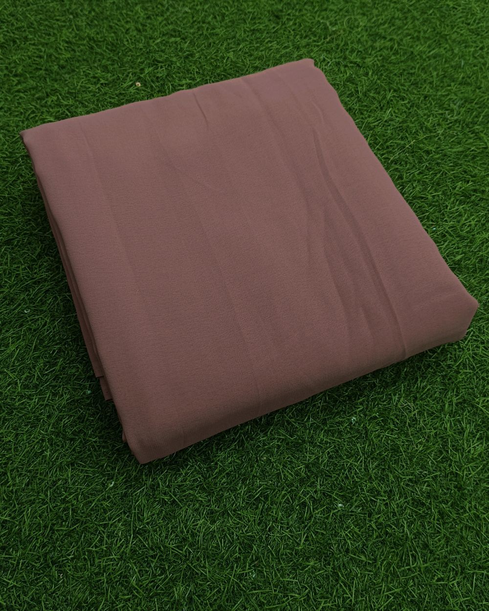 Plain Georgette Peach Beige Colour 44 Inches Width