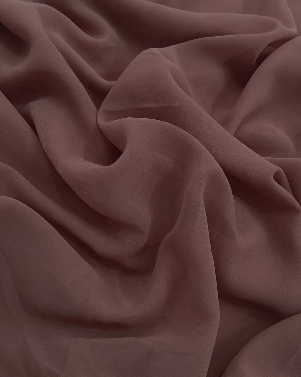 Plain Georgette Peach Beige Colour 44 Inches Width