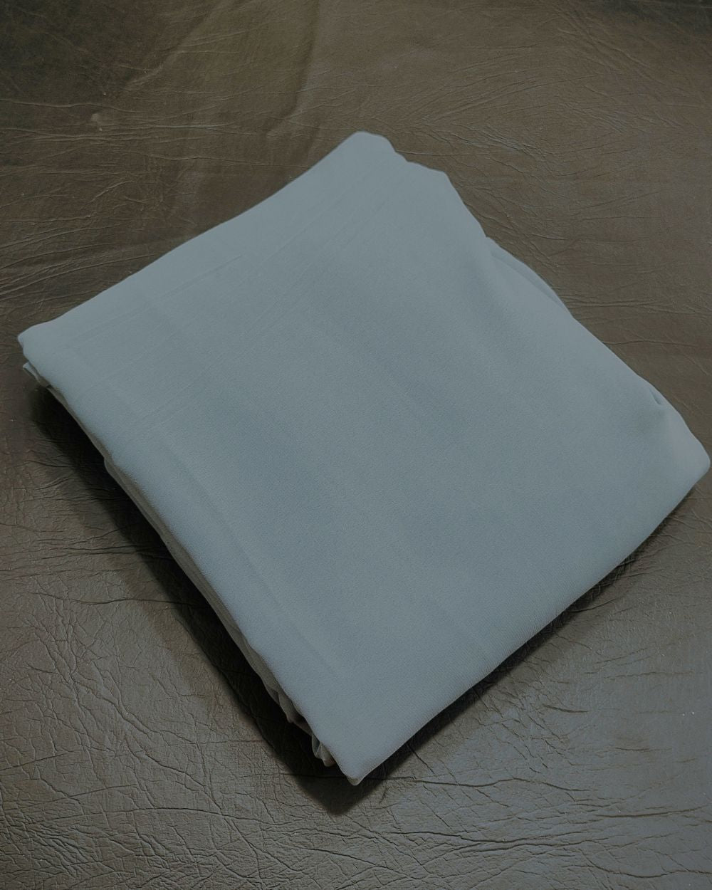 Plain Georgette Light Blue Grey Colour 44 Inches Width