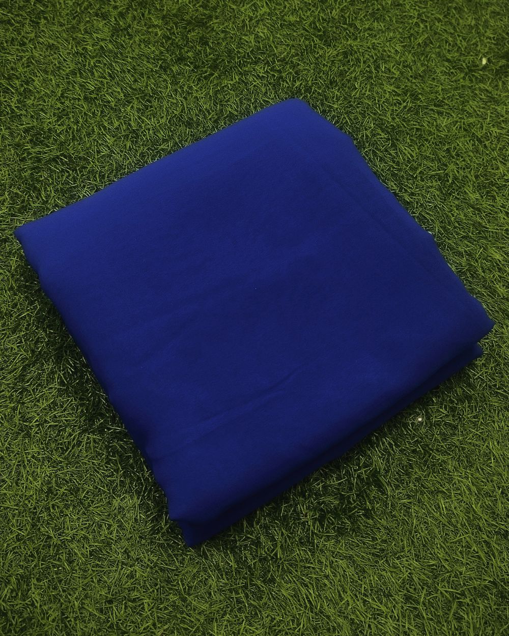 Plain Georgette Royal Blue Colour 44 Inches Width