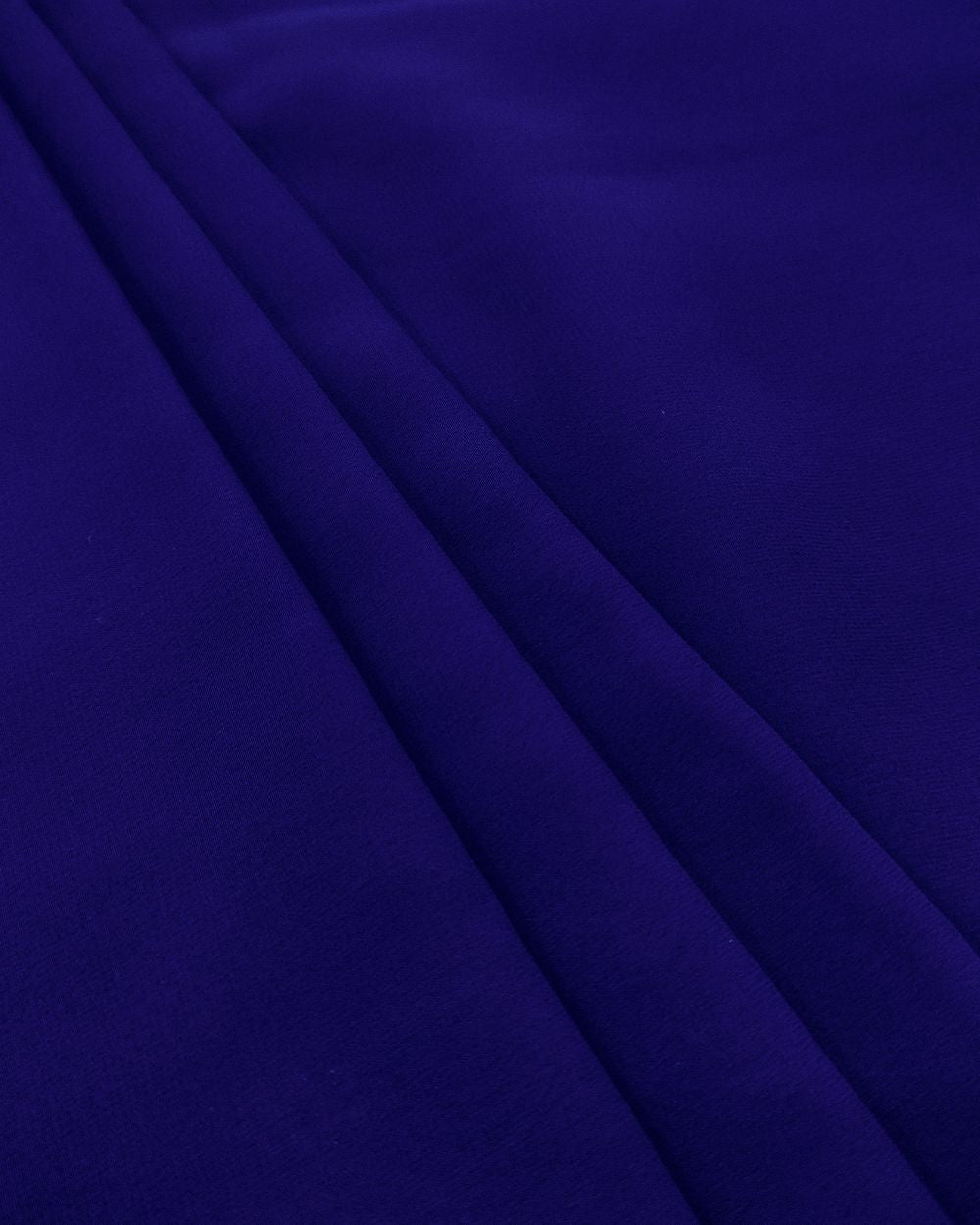 Plain Georgette Royal Blue Colour 44 Inches Width