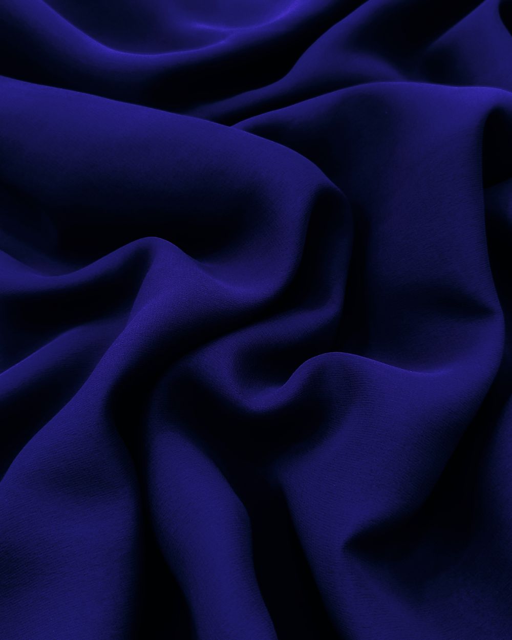 Plain Georgette Royal Blue Colour 44 Inches Width