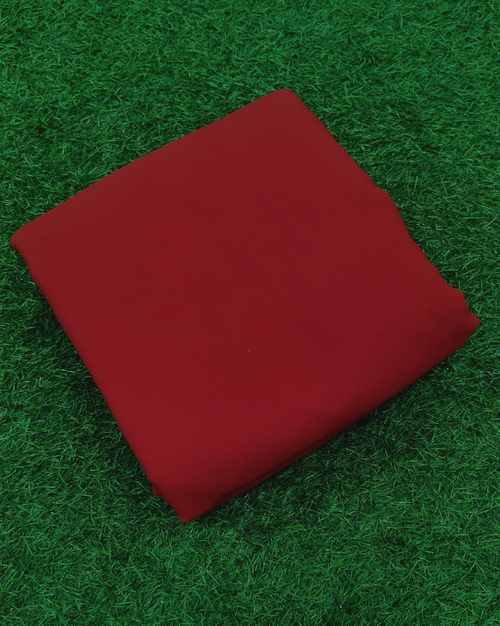 Plain Georgette Ketchup Red Colour 44 Inches Width