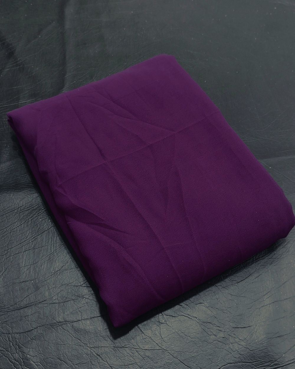 Plain Georgette Magenta Purple Colour 44 Inches Width