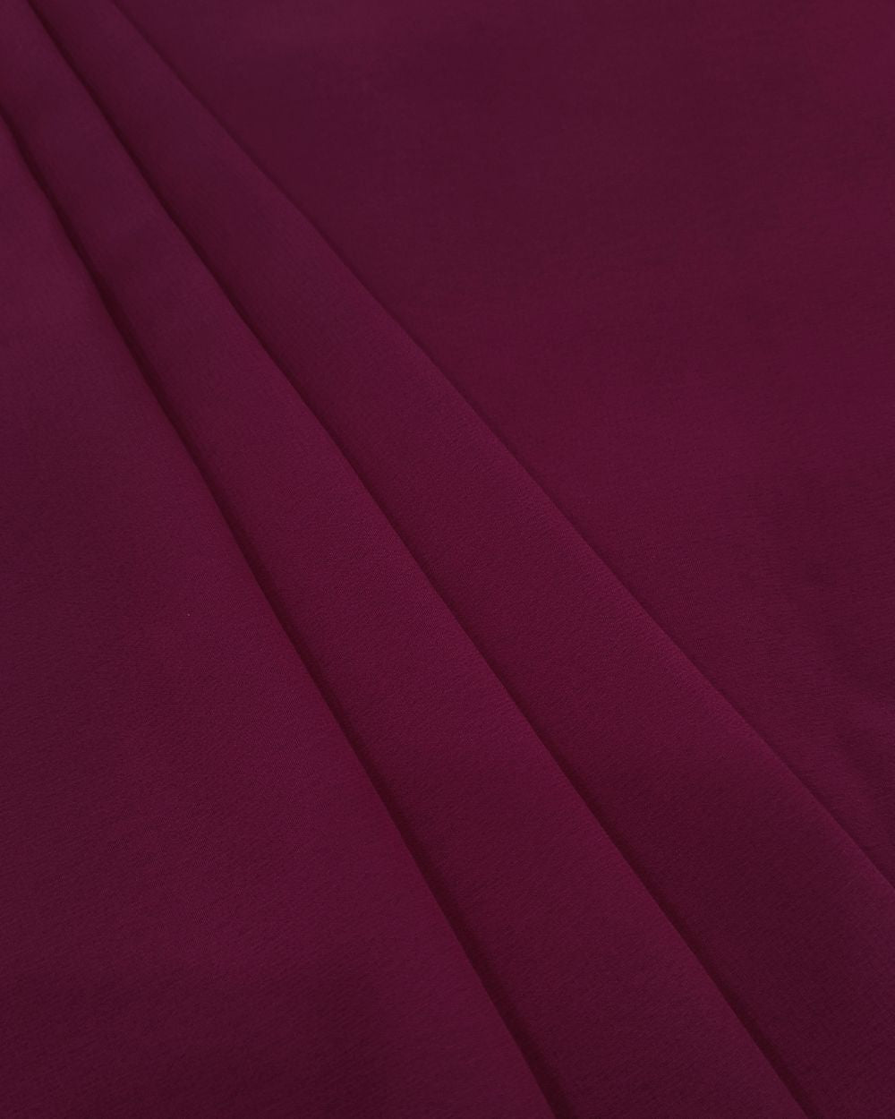 Plain Georgette Darkest Rose Colour 44 Inches Width