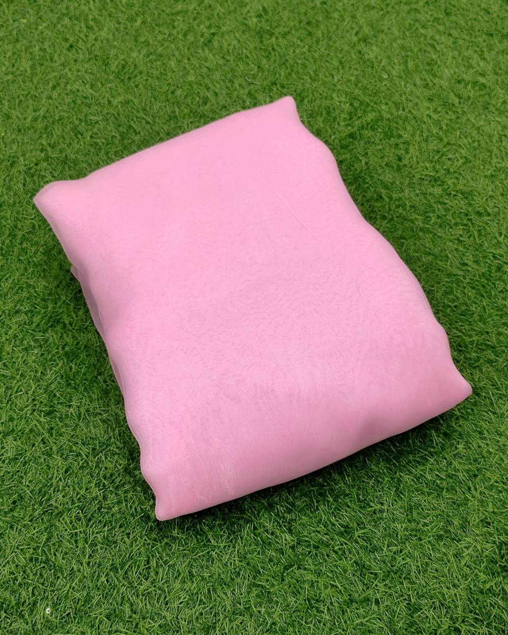 Plain Organza Dark Baby Pink Colour 45 Inches Width