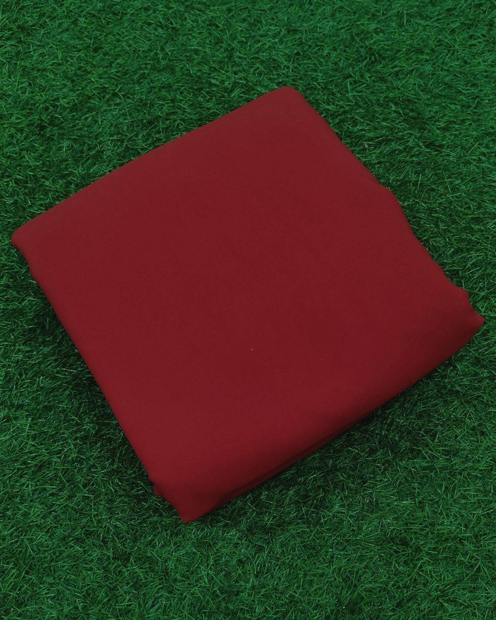 Plain Georgette Cherry Red Colour 44 Inches Width