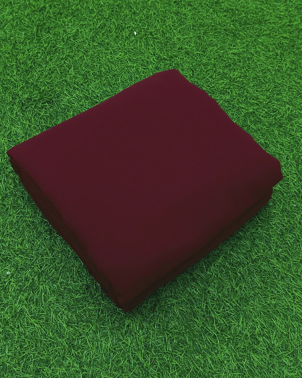 Plain Georgette Dark Maroon Colour 44 Inches Width