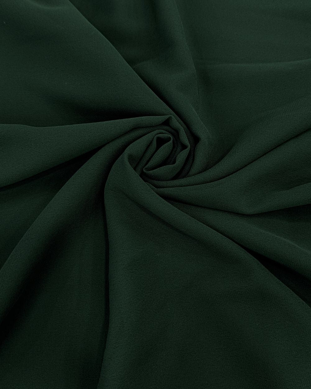 Plain Georgette Bottle Green Colour 44 Inches Width
