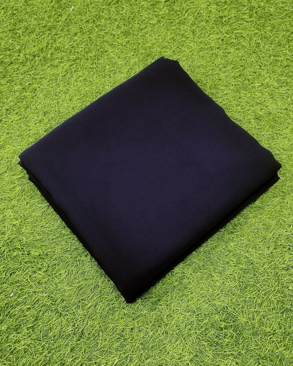 Plain Georgette Dark Navy Blue Colour 44 Inches Width