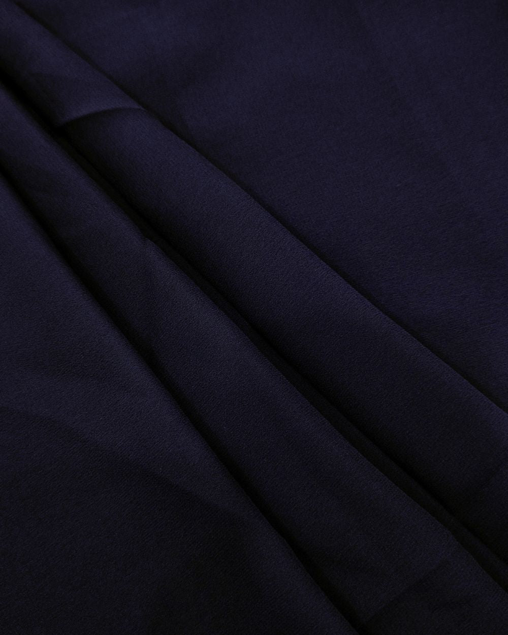 Plain Georgette Dark Navy Blue Colour 44 Inches Width