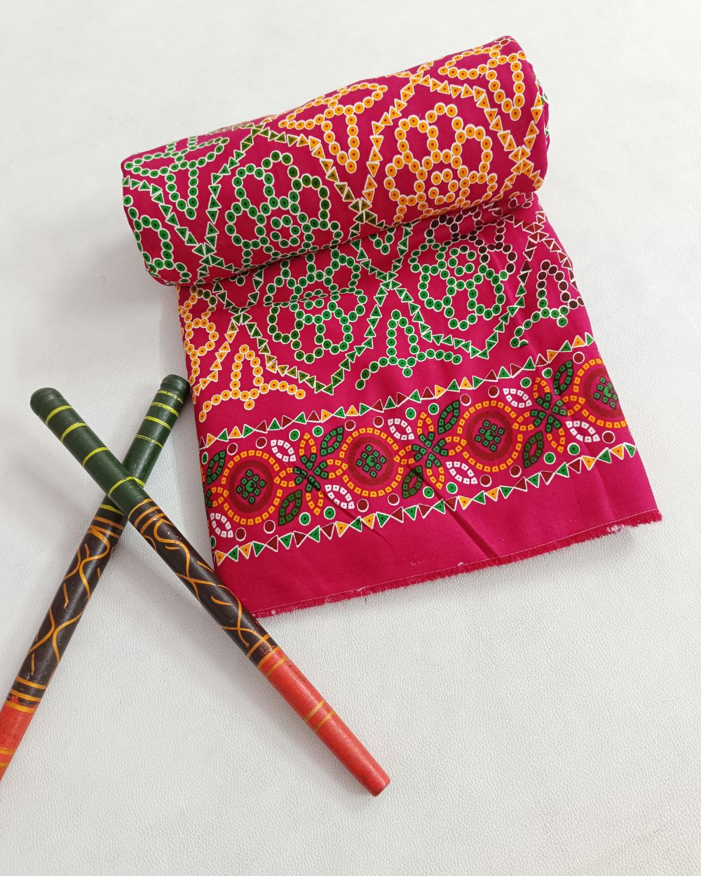 Printed Rayon Pink Colour 42 Inches Width