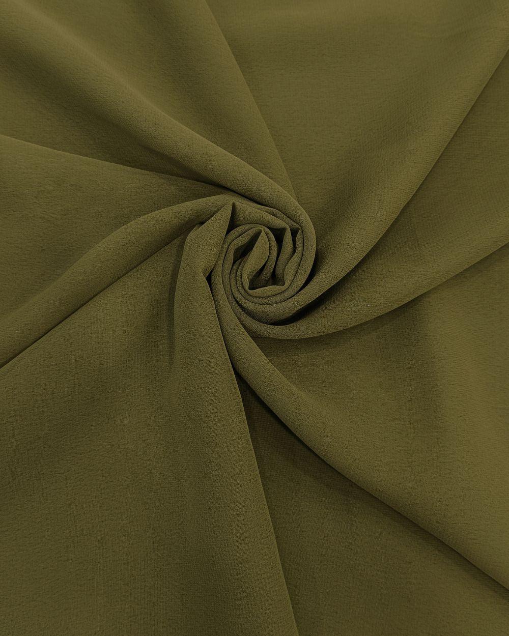 Plain Georgette Moss Green Colour 44 Inches Width