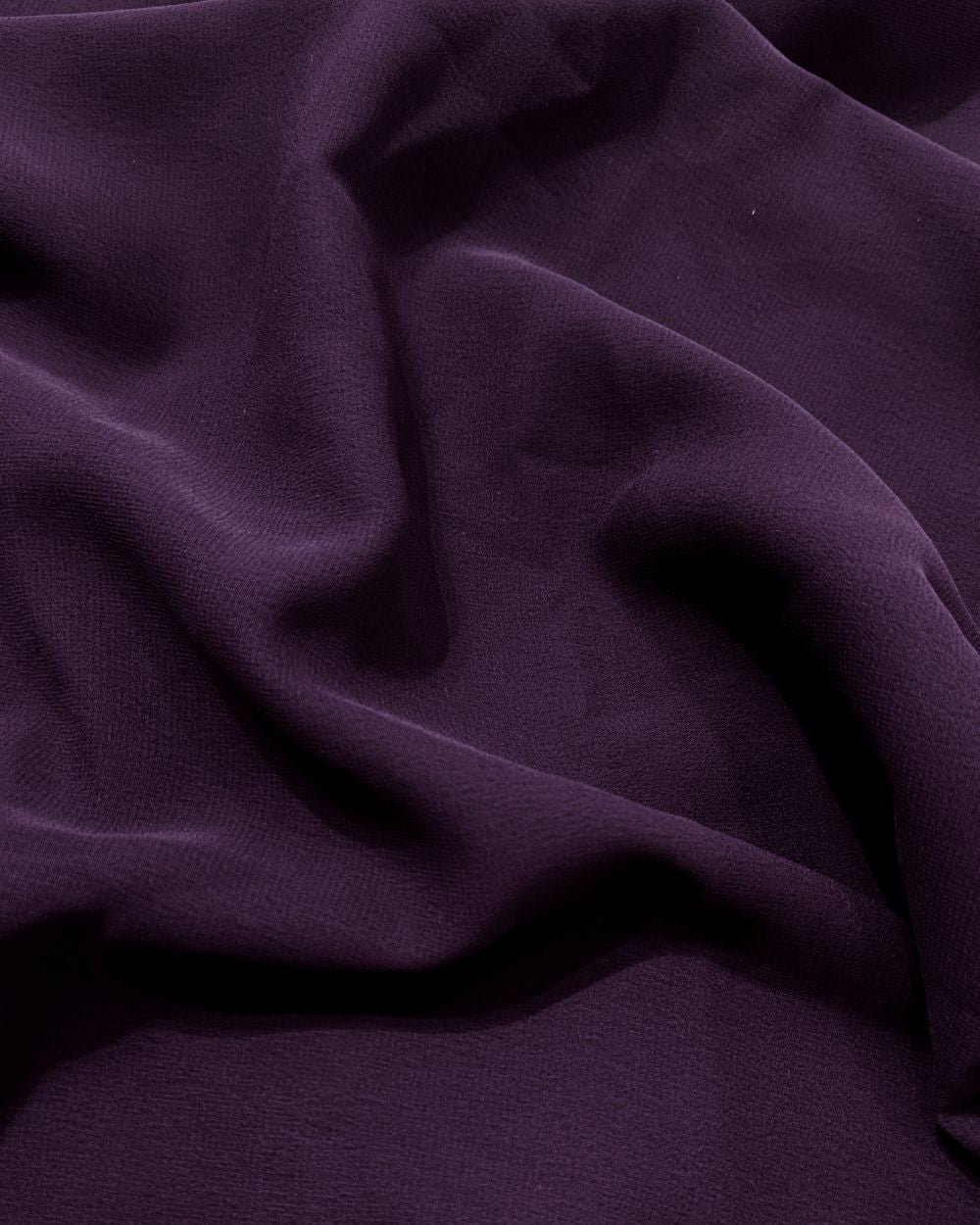 Plain Georgette Deep Purple Colour 44 Inches Width