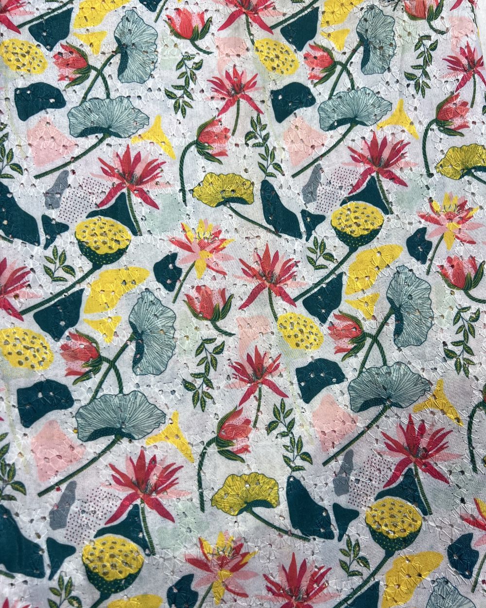 Printed Hakoba Cotton Multicolour Colour 42 Inches Width