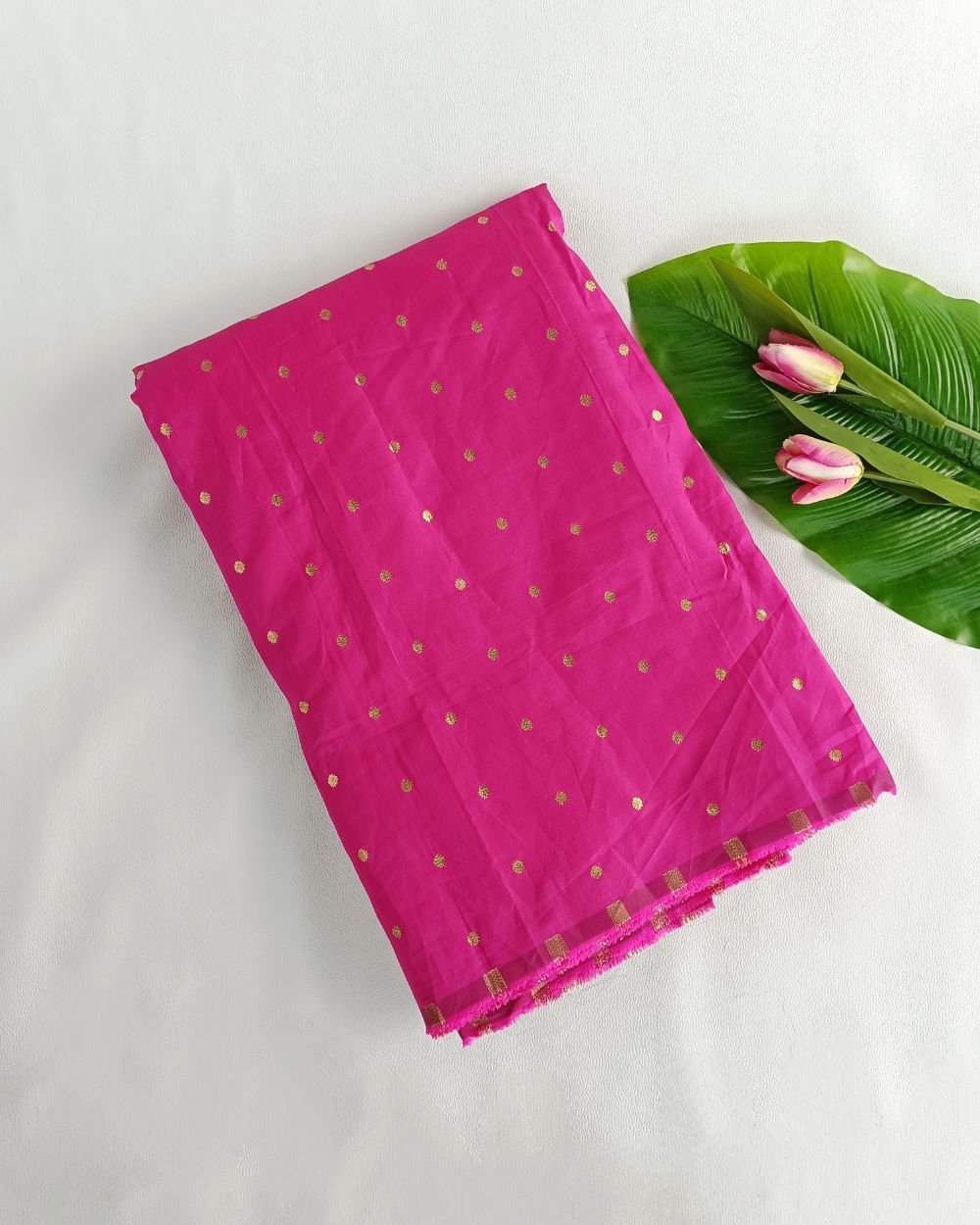 Taffeta Work Rani Pink  Colour 60 Inches Width