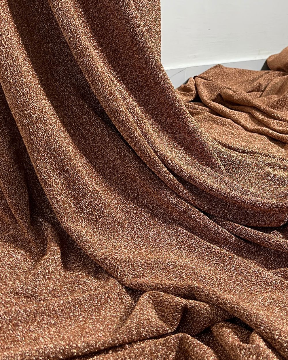 Imported Moonlight Copper Gold Colour 60 Inches Width