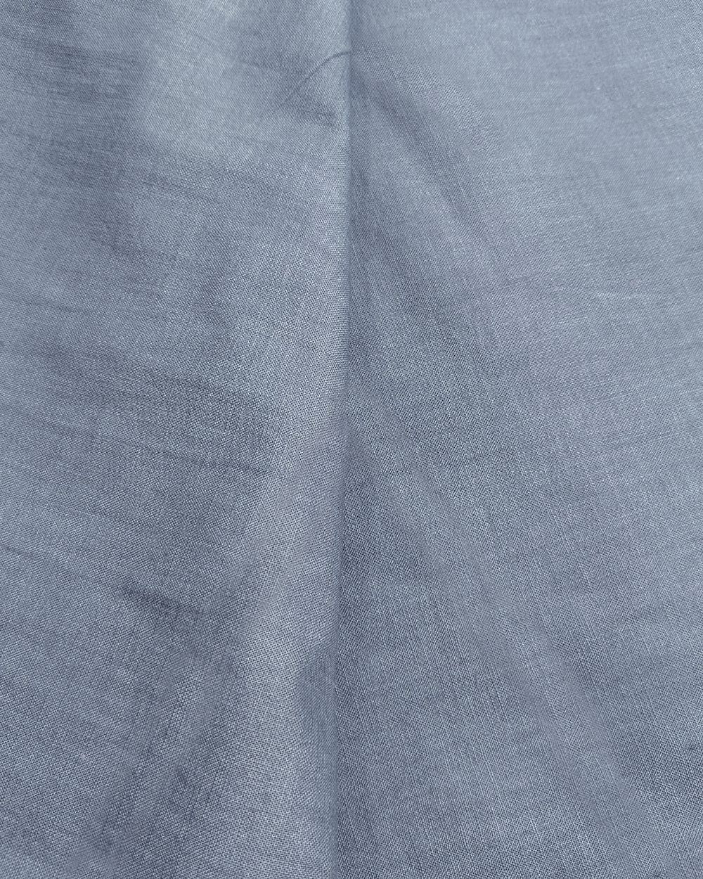 Plain Cotton Linen Bluish Grey Colour 44 Inches Width