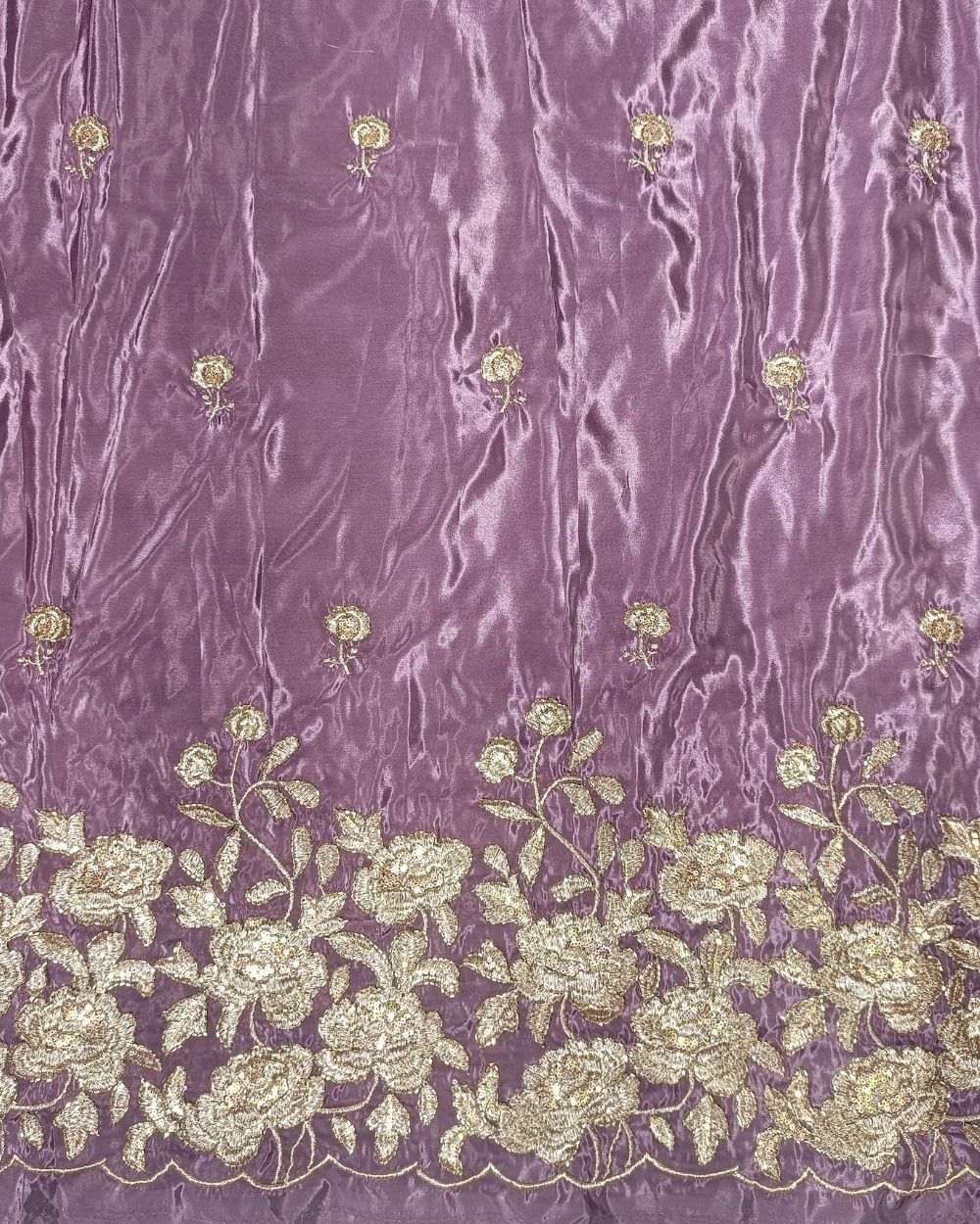 Premium French Work Purple Colour 44 Inches Width