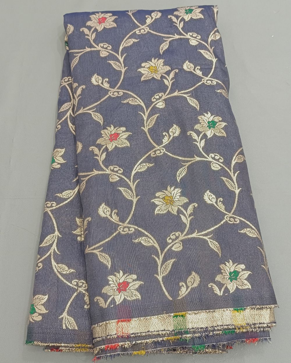 Banarasi Blue Colour 45 Inches Width