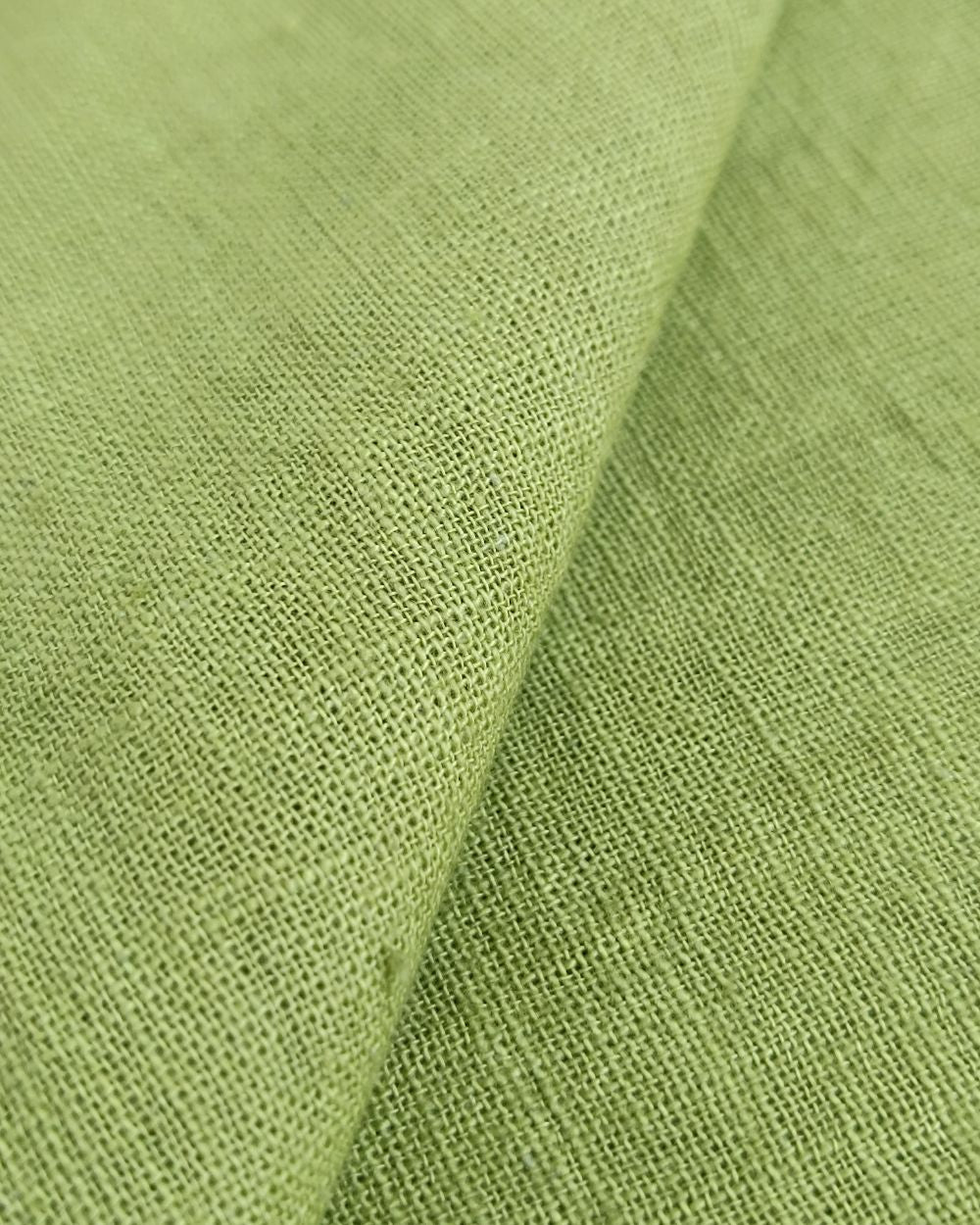Plain Cotton Linen Lime Green Colour 43 Inches Width