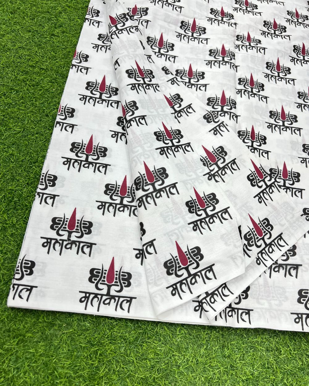 Printed Cotton White Colour 44 Inches Width