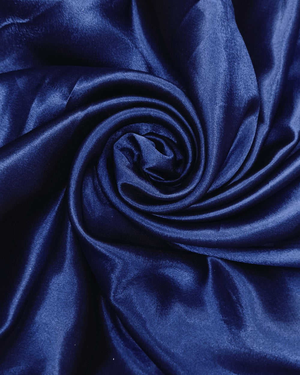 Plain German-Satin Dark Navy Blue Colour 44 Inches Width