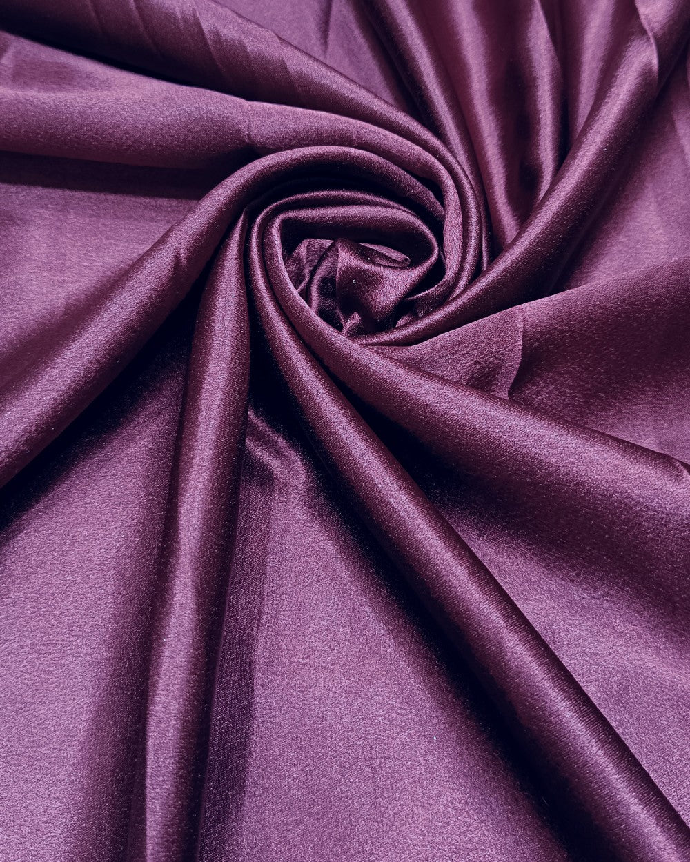 Plain German-Satin Dark Burgundy Wine Colour 44 Inches Width