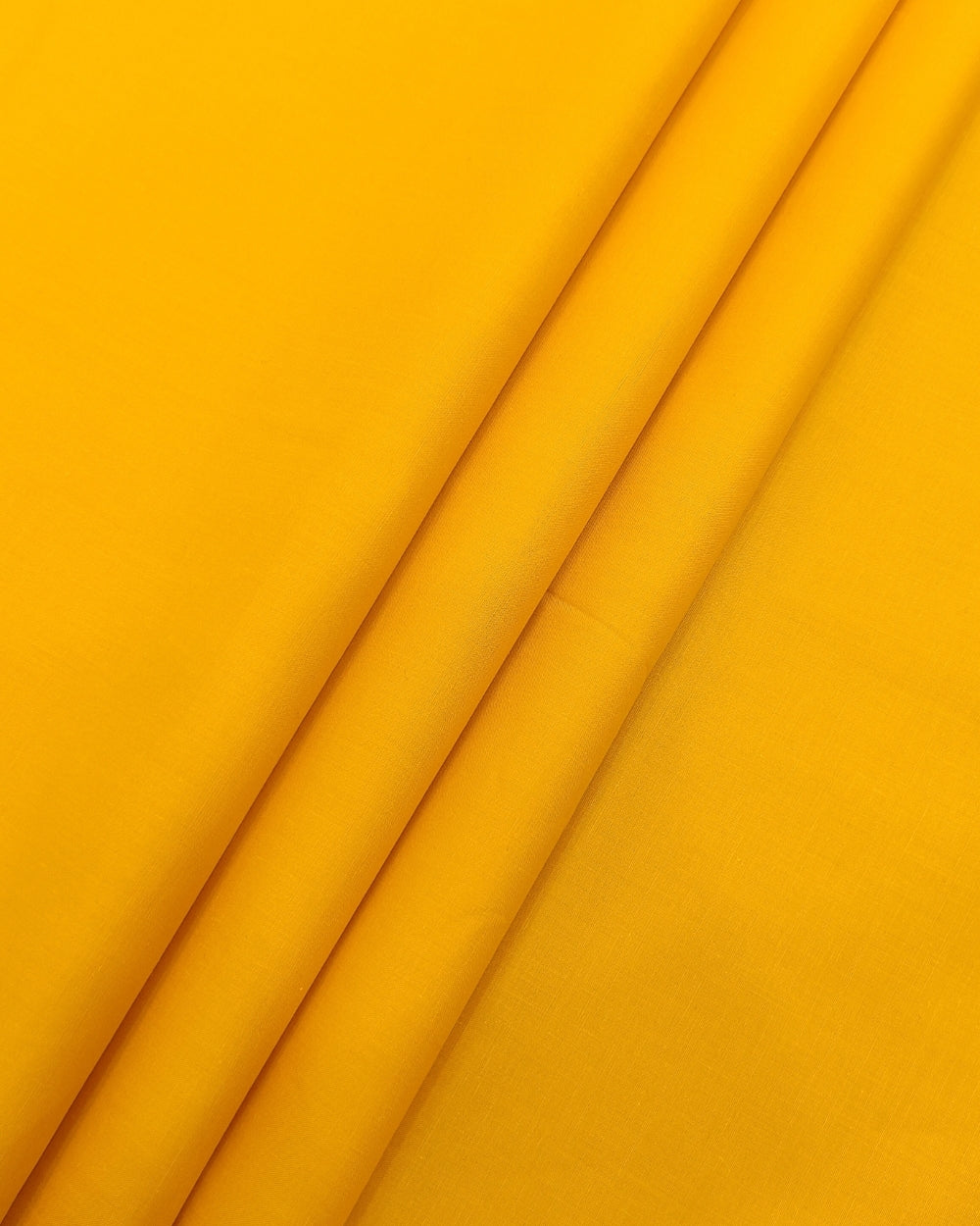 Plain Poplin-Cotton Mango Yellow Colour 42 Inches Width