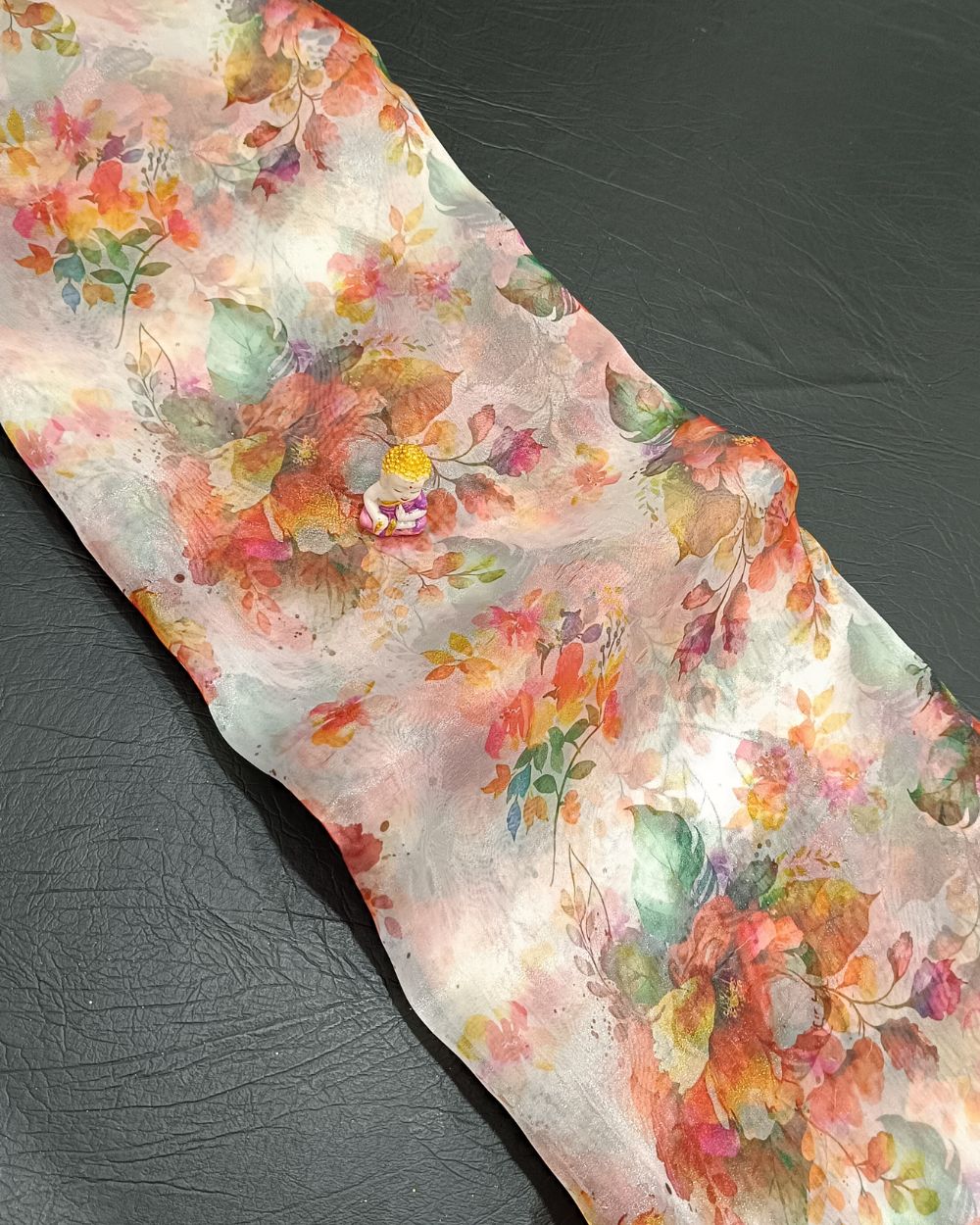 Printed Organza Multicolor 43 Inches Width