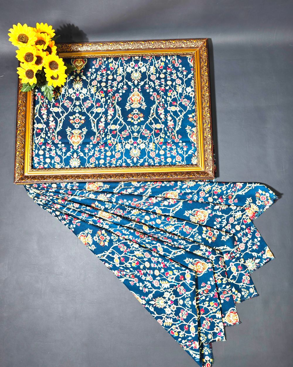 Rayon Foil Print Kerosene Colour 45 Inches Width