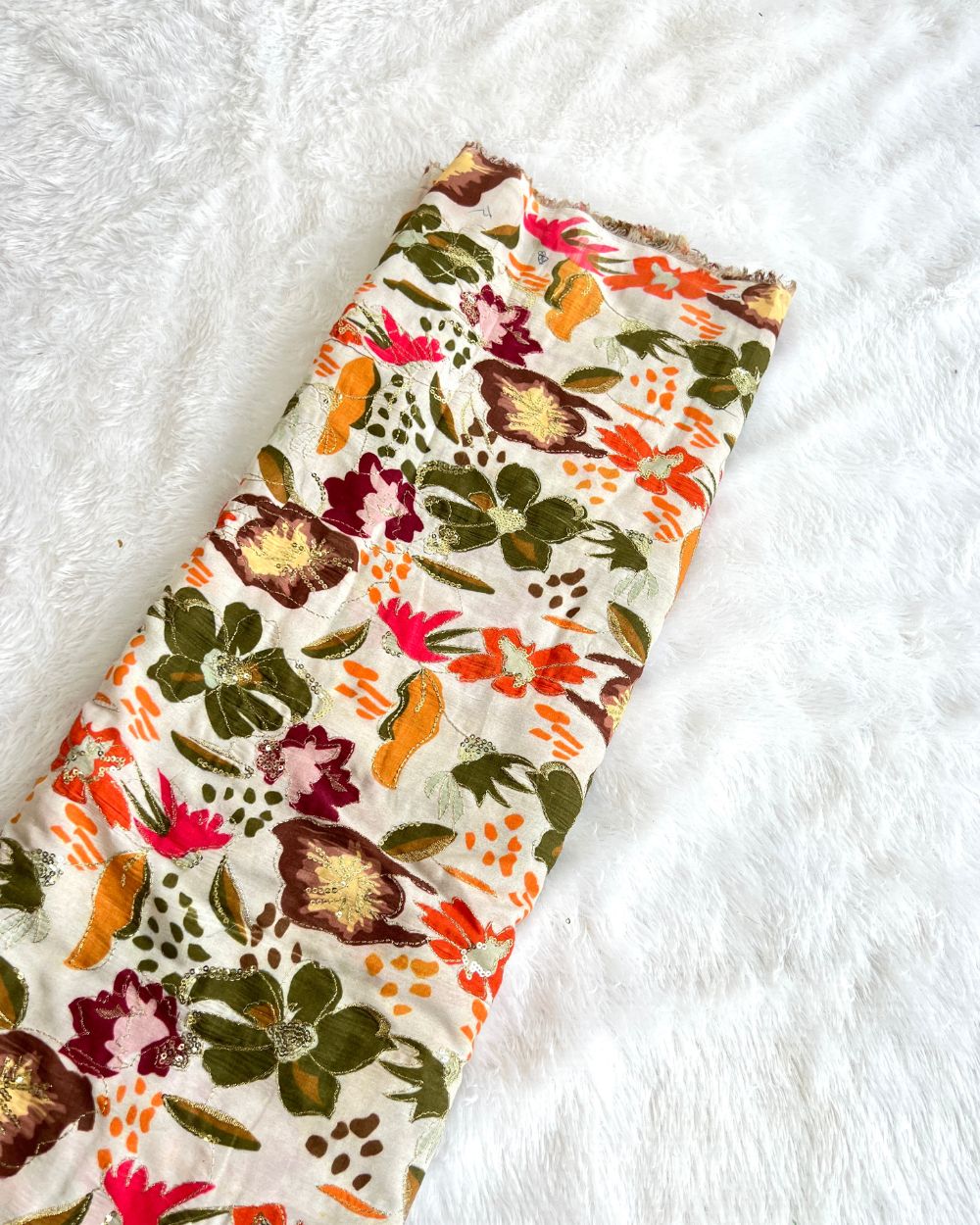 Mix Cotton Work Light Pista Colour 40 Inches Width
