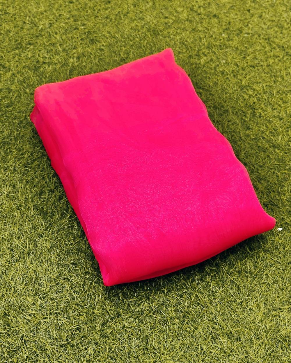 Plain Organza Bright Pink Colour 45 Inches Width