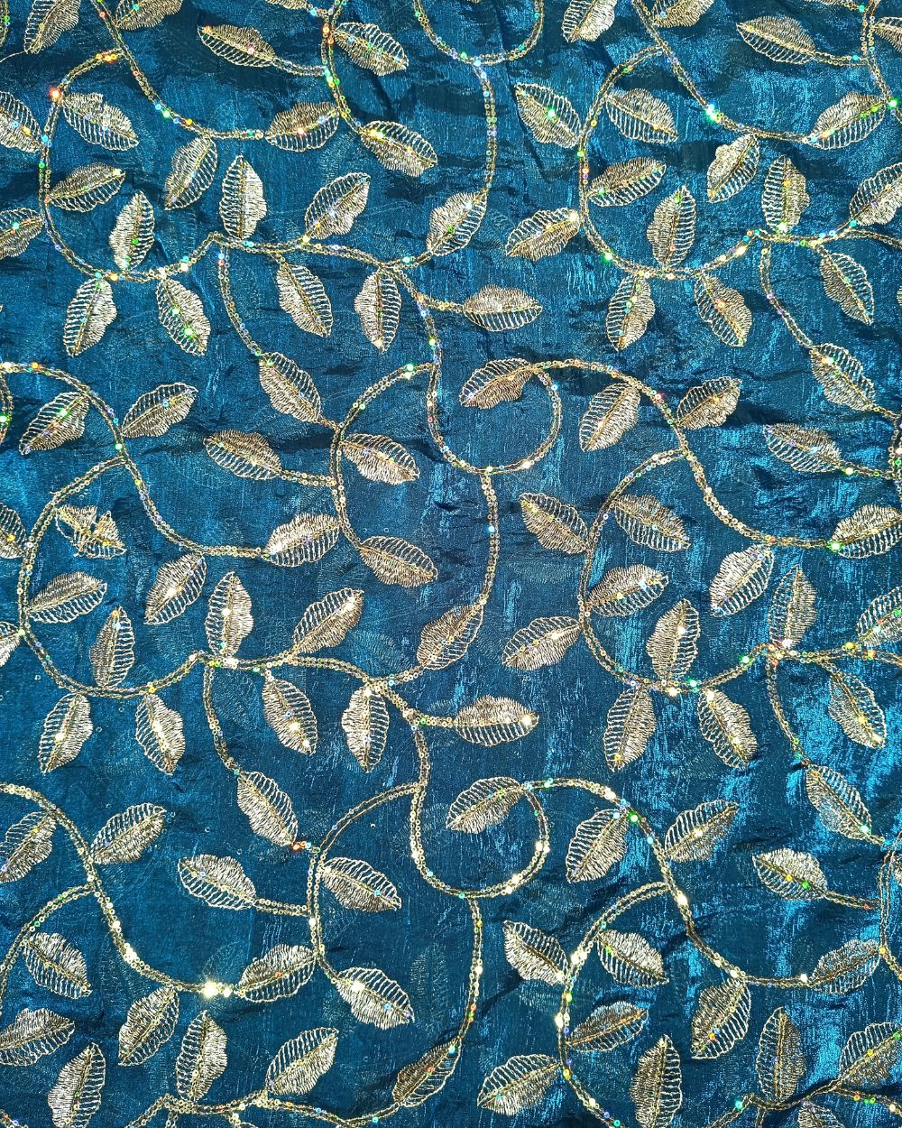 Space Silk Work Kerosene Colour 42 Inches Width