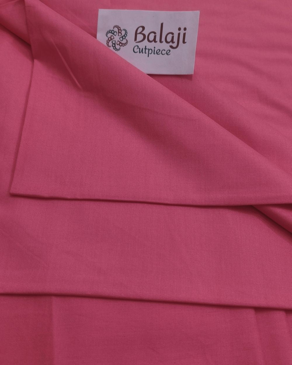 Plain Rayon-cotton Cheeky Pink Colour 44 Inches Width