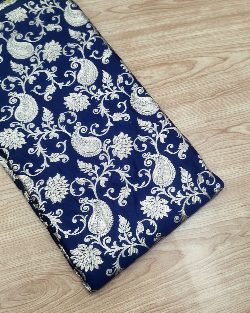 Banarasi Navy Blue Colour 42 Inches Width