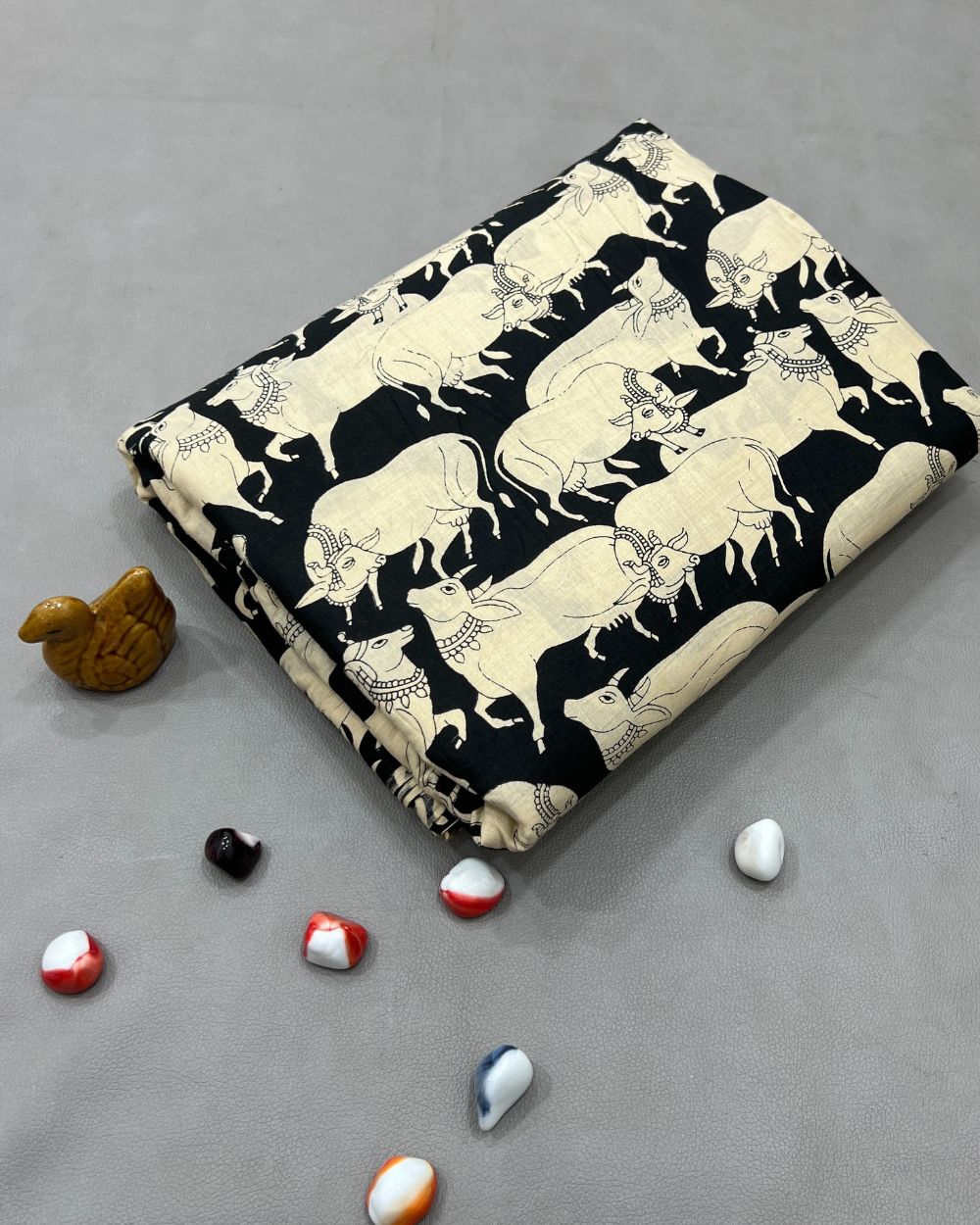 Printed Cotton Black Colour 42 Inches Width