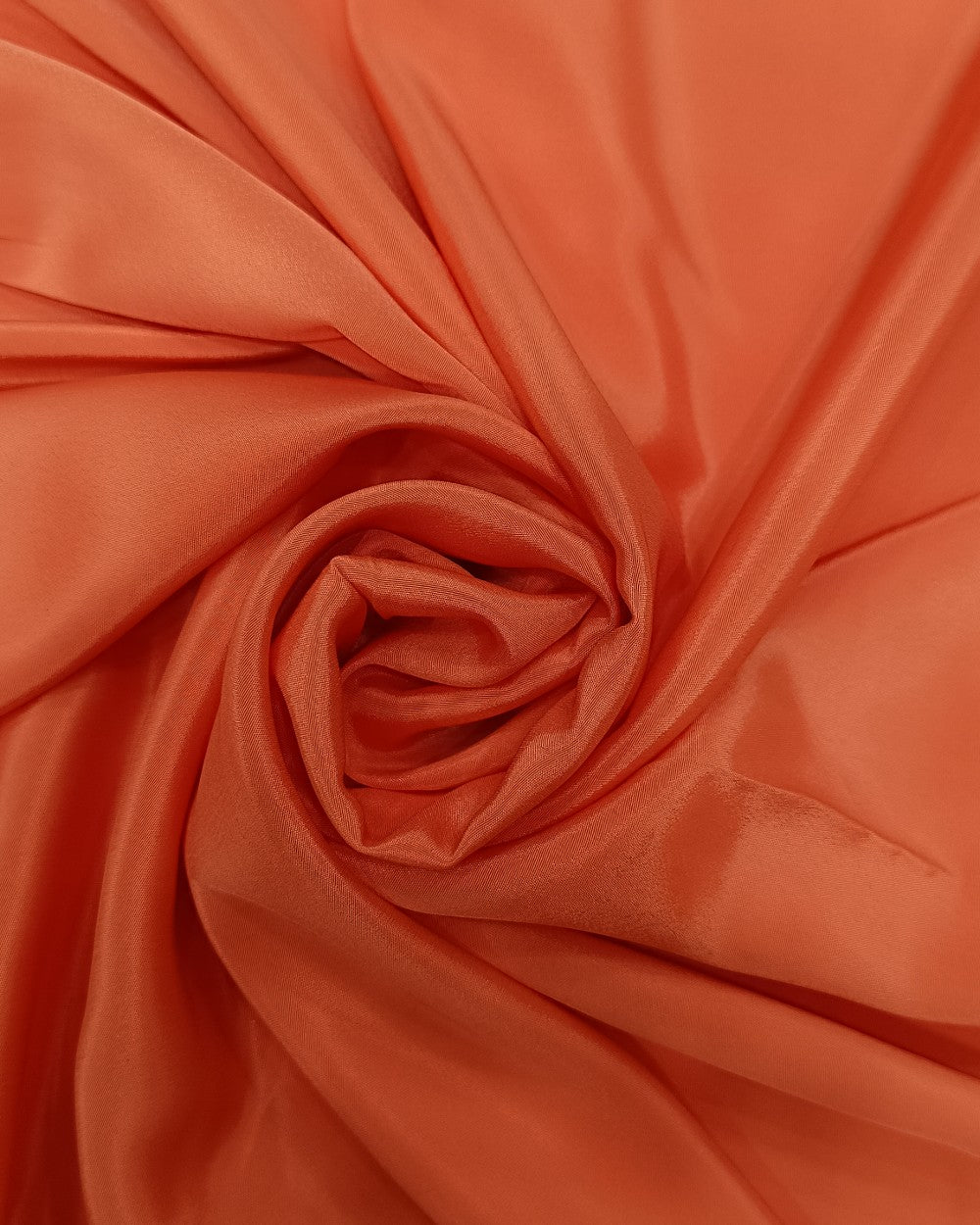 Plain French Calypso Coral Orange Colour 42 Inches Width