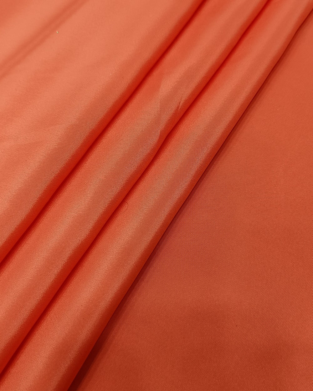 Plain French Calypso Coral Orange Colour 42 Inches Width