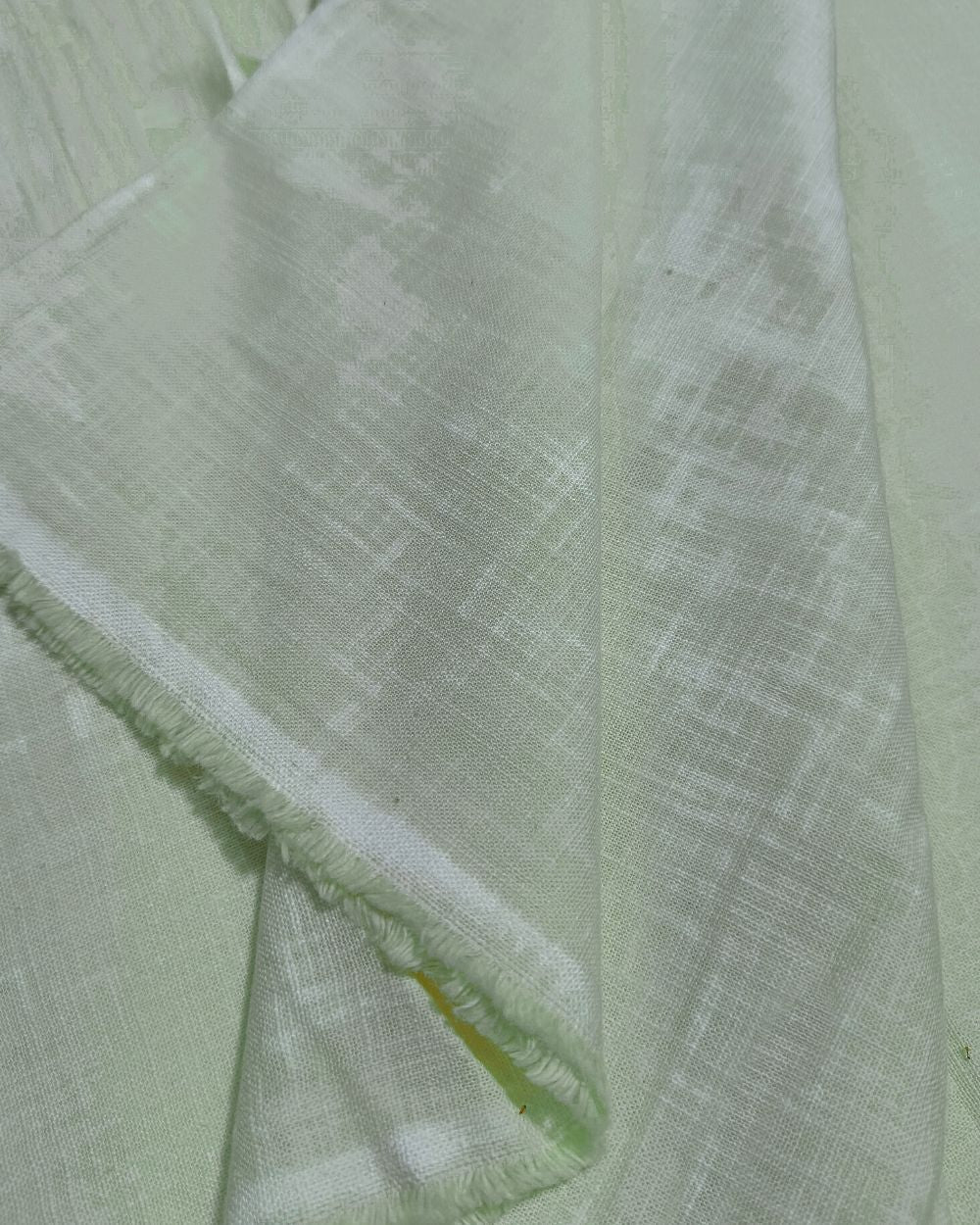 Plain Cotton Linen Light Pista Colour 44 Inches Width
