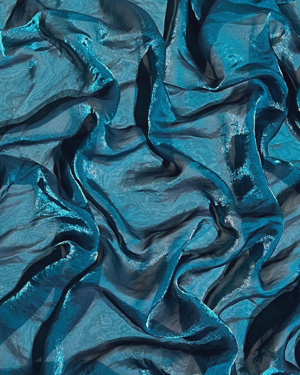 Plain Space Silk (Fendy Satin) Dark Kerosene Colour 45 Inches Width