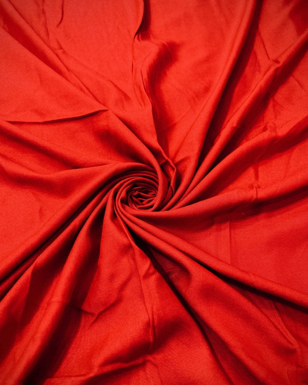 Plain Rayon-cotton Red Colour 44 Inches Width